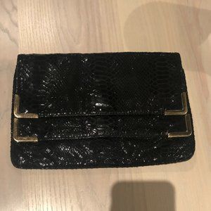 Michael Kors black clutch